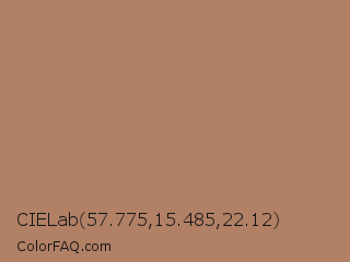 CIELab 57.775,15.485,22.12 Color Image