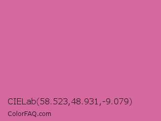 CIELab 58.523,48.931,-9.079 Color Image