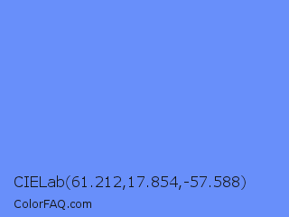 CIELab 61.212,17.854,-57.588 Color Image