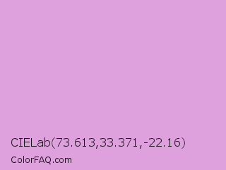 CIELab 73.613,33.371,-22.16 Color Image