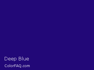 CIELCh 14.789,71.105,307.379 Deep Blue Color Image