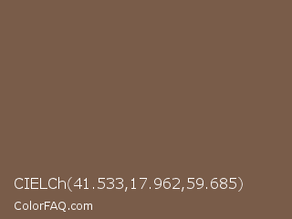 CIELCh 41.533,17.962,59.685 Color Image