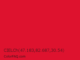 CIELCh 47.183,82.687,30.54 Color Image