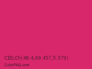 CIELCh 48.4,69.457,5.379 Color Image