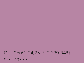 CIELCh 61.24,25.712,339.848 Color Image