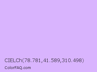 CIELCh 78.781,41.589,310.498 Color Image