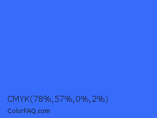 CMYK 78,57,0,2 Color Image