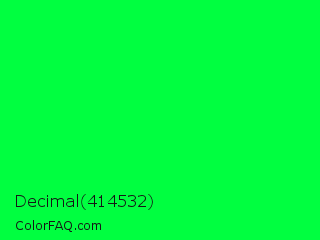 Decimal 414532 Color Image