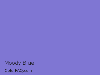 Decimal 137704593 Moody Blue Color Image