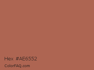 Hex #ae6552 Color Image