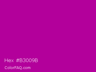 Hex #b3009b Color Image