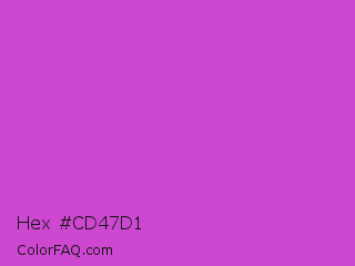 Hex #cd47d1 Color Image