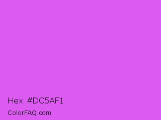 Hex #dc5af1 Color Image
