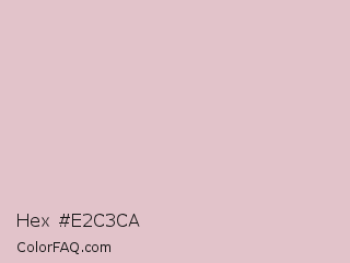 Hex #e2c3ca Color Image