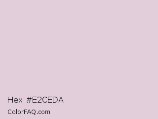 Hex #e2ceda Color Image