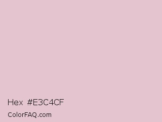 Hex #e3c4cf Color Image