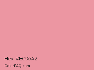Hex #ec96a2 Color Image