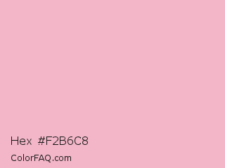 Hex #f2b6c8 Color Image