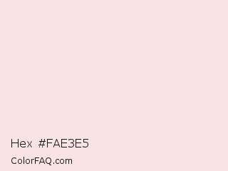 Hex #fae3e5 Color Image