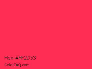 Hex #ff2d53 Color Image
