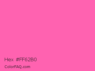 Hex #ff62b0 Color Image