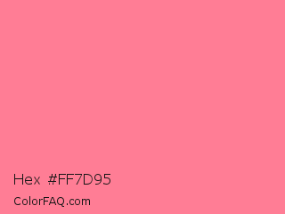 Hex #ff7d95 Color Image