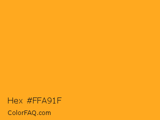 Hex #ffa91f Color Image