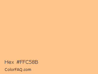 Hex #ffc58b Color Image
