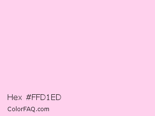 Hex #ffd1ed Color Image