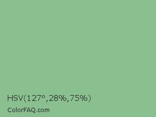 HSV 127°,28%,75% Color Image