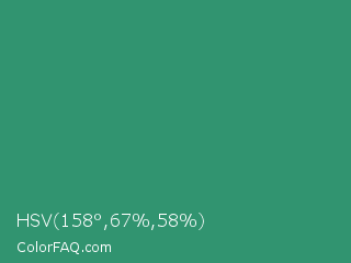 HSV 158°,67%,58% Color Image