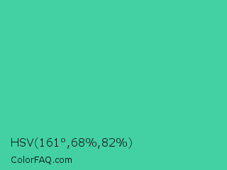 HSV 161°,68%,82% Color Image
