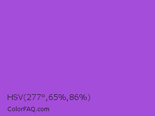 HSV 277°,65%,86% Color Image