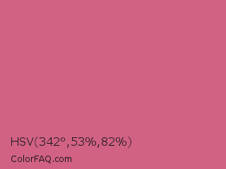 HSV 342°,53%,82% Color Image