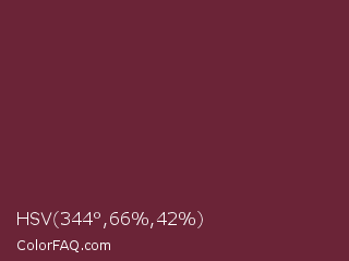 HSV 344°,66%,42% Color Image