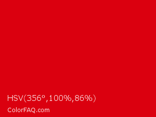 HSV 356°,100%,86% Color Image