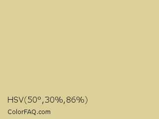 HSV 50°,30%,86% Color Image