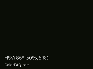 HSV 86°,50%,5% Color Image