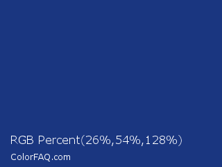 RGB Percent 10%,21%,50% Color Image