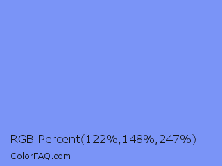 RGB Percent 48%,58%,97% Color Image