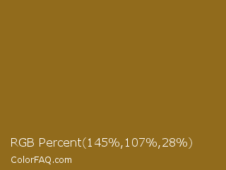 RGB Percent 57%,42%,11% Color Image