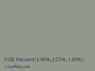 RGB Percent 58%,60%,56% Color Image