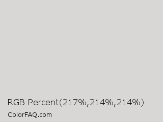RGB Percent 85%,84%,84% Color Image