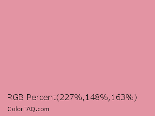 RGB Percent 89%,58%,64% Color Image