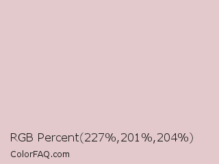 RGB Percent 89%,79%,80% Color Image