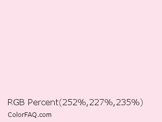 RGB Percent 99%,89%,92% Color Image