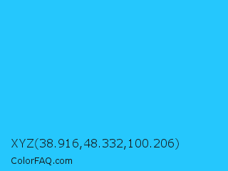 XYZ 38.916,48.332,100.206 Color Image