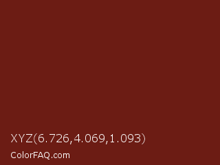 XYZ 6.726,4.069,1.093 Color Image