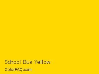 XYZ 65.796,70.372,10.115 School Bus Yellow Color Image