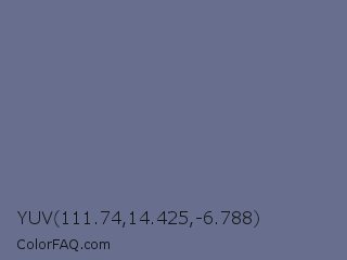 YUV 111.74,14.425,-6.788 Color Image